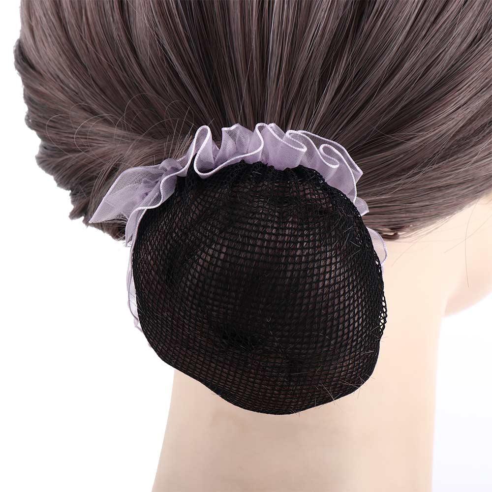 Lace Hollow Hairbands Ponytail Holder Girls Drawstring Snoods Hair Holder Ballet Bun Hair Nets