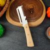 Vegetable Peeler with Wooden Handle 3-in-1 Fruit Peeler Scallion Shredder And Bottle Opener Efficient Kitchen Tool