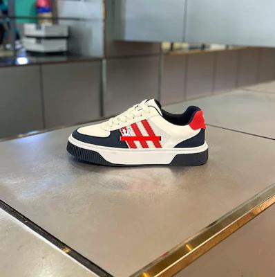 Spring and Summer Thick-soled Low-top Three-bar Board Shoes Breathable Cloth Surface Casual Xs