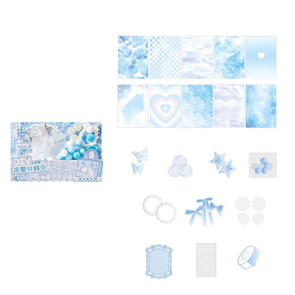 Chinese Style DIY Itabag Insert Material Multicolor Butterfly Pearl Rose DIY Decorative Material Pack Star Balls Bowknots