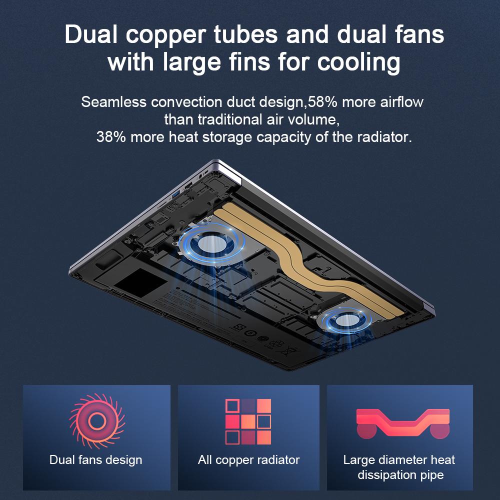 Laptop Ninkear A16 PRO 16.0'' 32G+2T SSD AMD Ryzen™7 8745HS 2560x1600 120Hz Refresh Rate