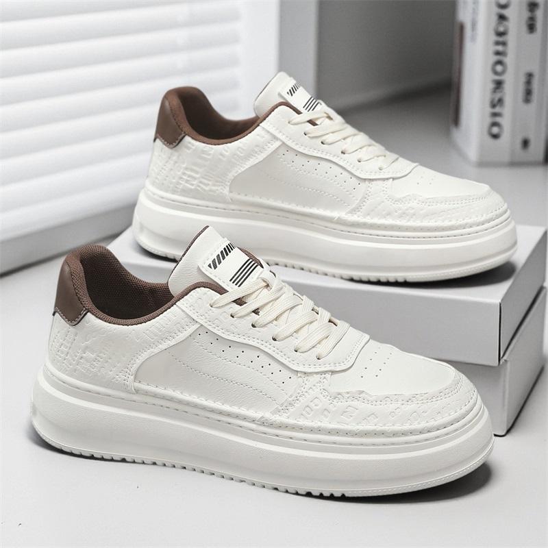 New Men's Classic Four Seasons Fashion Low Top Thick Sole Skateboarding Shoes Comfortable Soft Sole Basketball  Sneakers