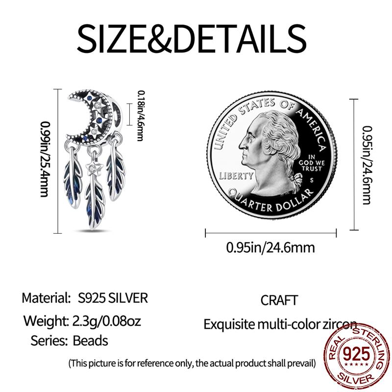 100% Copper Dreamcatcher Series Charm Fit Original 3Mm Bracelet Diy Beads For Women Birthday Fine Jewelry Gift