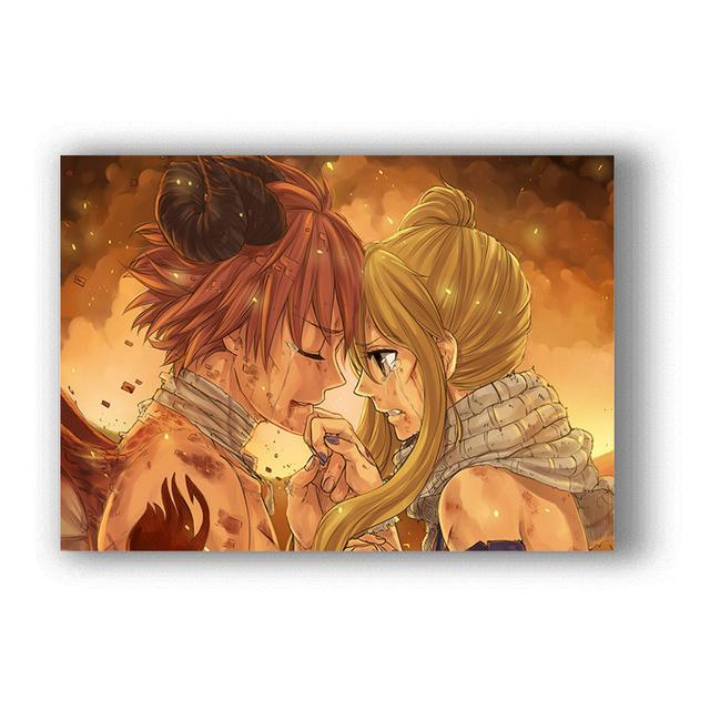 Mural Anime Fairy Tail Oil Painting Printmaking Mural Home Decoration Poster Decorative Art