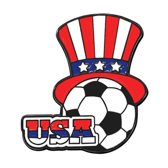 

Football Badge USA Flag Pattern Zinc Alloy Brooch Multiple Styles Enamel Craftsmanship Brooch Pin Jewelry Accessories A