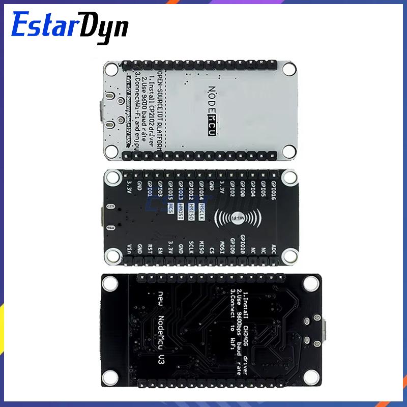 

Бездротовий модуль CH340/CP2102 NodeMcu V3 V2 Lua WIFI Інтернет речей Розробка на платі ESP8266 ESP-12E з антеною на друкованій платі