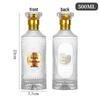 500ml Baijiu Glass Wine Bottle Set - Transparent, Empty, with Gift Box, for Home Brewing
