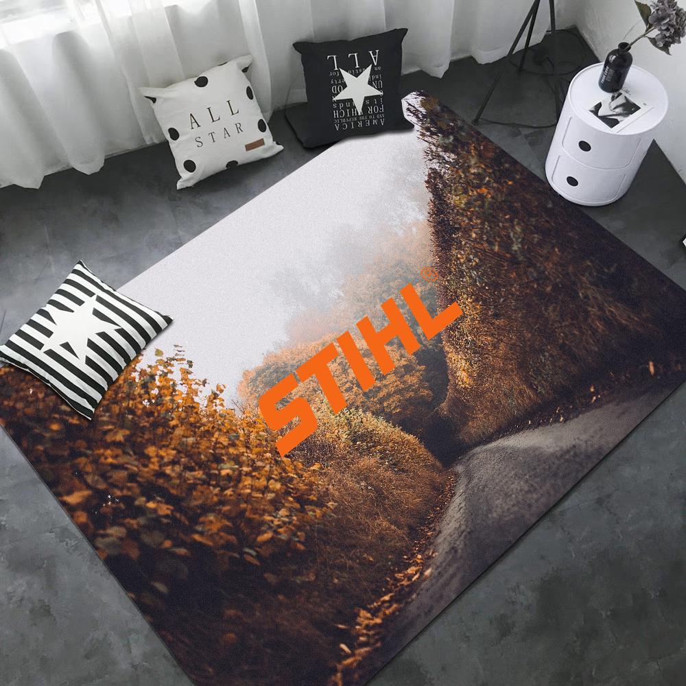 

Килимок придверний з логотипом Stihl, дитяча кімната, прикраса спальні, балконний протиковзкий килимок, побутові килими для вітальні 60*90cm