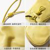 Fashion Trend Shoulder Bag 2025 New Leather Bag Women's Drawstring Design Mobile Phone Bag Large Capacity Messenger Bag