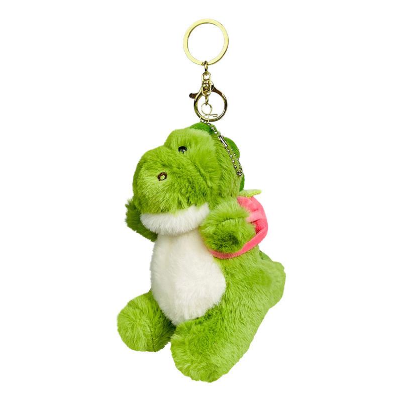 Adorable Plush Dinosaur Keychain Cute Cartoon Backpack Pendant Perfect Gift