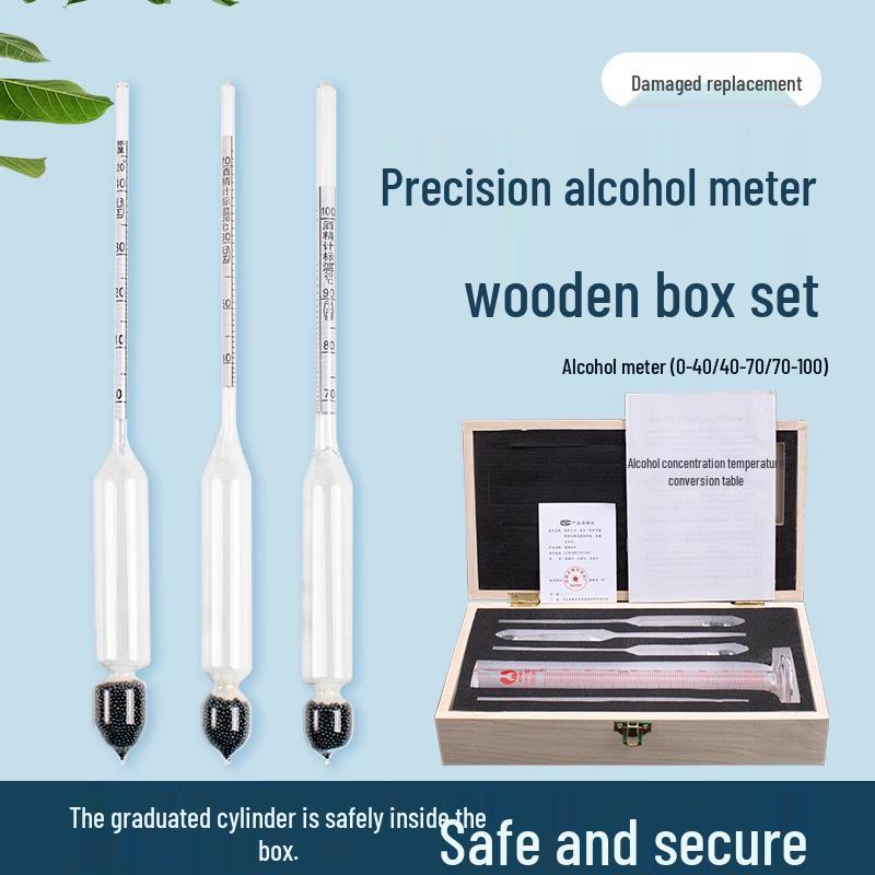 Winemaking Alcohol Meter 0-100° Tester