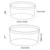 Water Basins Folding Water Bucket Portable Clear Plastic Bucket Space Saving