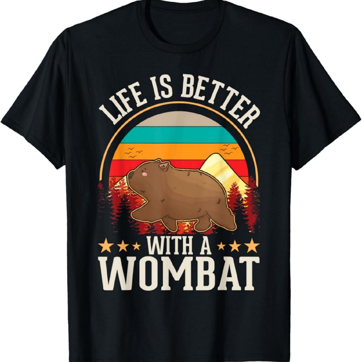 Life is better with a Wombat T-Shirt XXXXXL разноцветный
