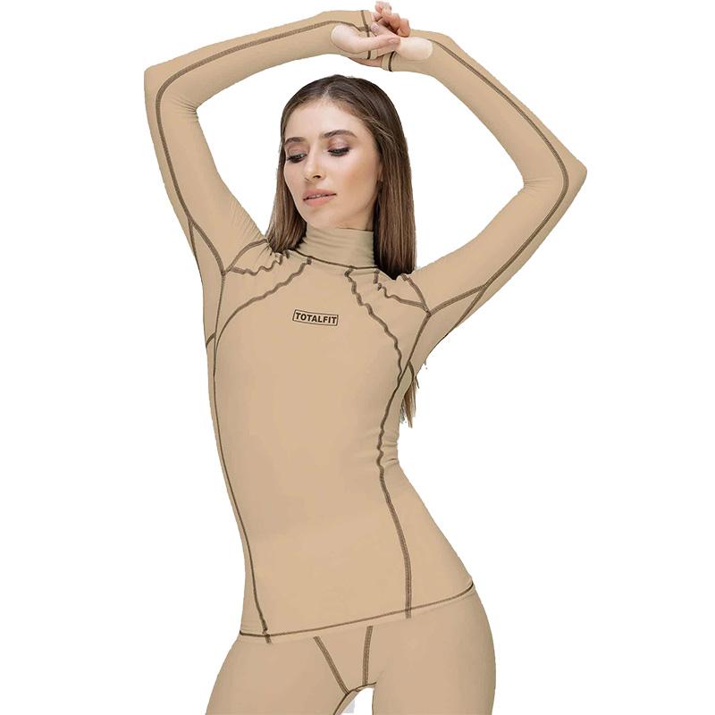 

Жіночий термогольф Carpathian TWR5 TotalFit XS Чорно-рожевий (06399609) XXL бежевий