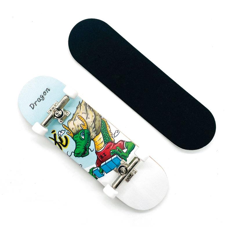 Boys Mini Zodiac Finger Skateboard Fingerboard Novelty Toys Hobbies Anti Stress Sensory Toys Childrens Gifts H07