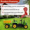 Trailer Hitch Pin Fits Peg Perego John Deere Farm Power Pull Turf Tractor Loader, Red Coupling Hitch Pin Replacement
