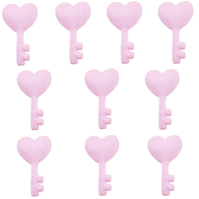 Patches Hair Clip Cute Heart Key Hair Barrettes Lovely Handmade Small Hair Barrettes Hairstyle Accessories 10