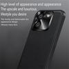 Pro Xiaomi Poco M7 Pro 5G Pouzdro PU+TPU+PC Kryt zadní strany telefonu s kovovým rámečkem objektivu