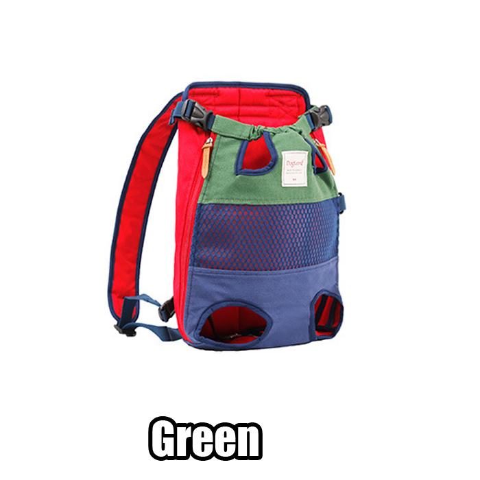 

25*40см Рюкзак для питомца для улицыРюкзак для собаки для улицыПутешествияПрочныйПортативныйНагрудный рюкзак зелёный