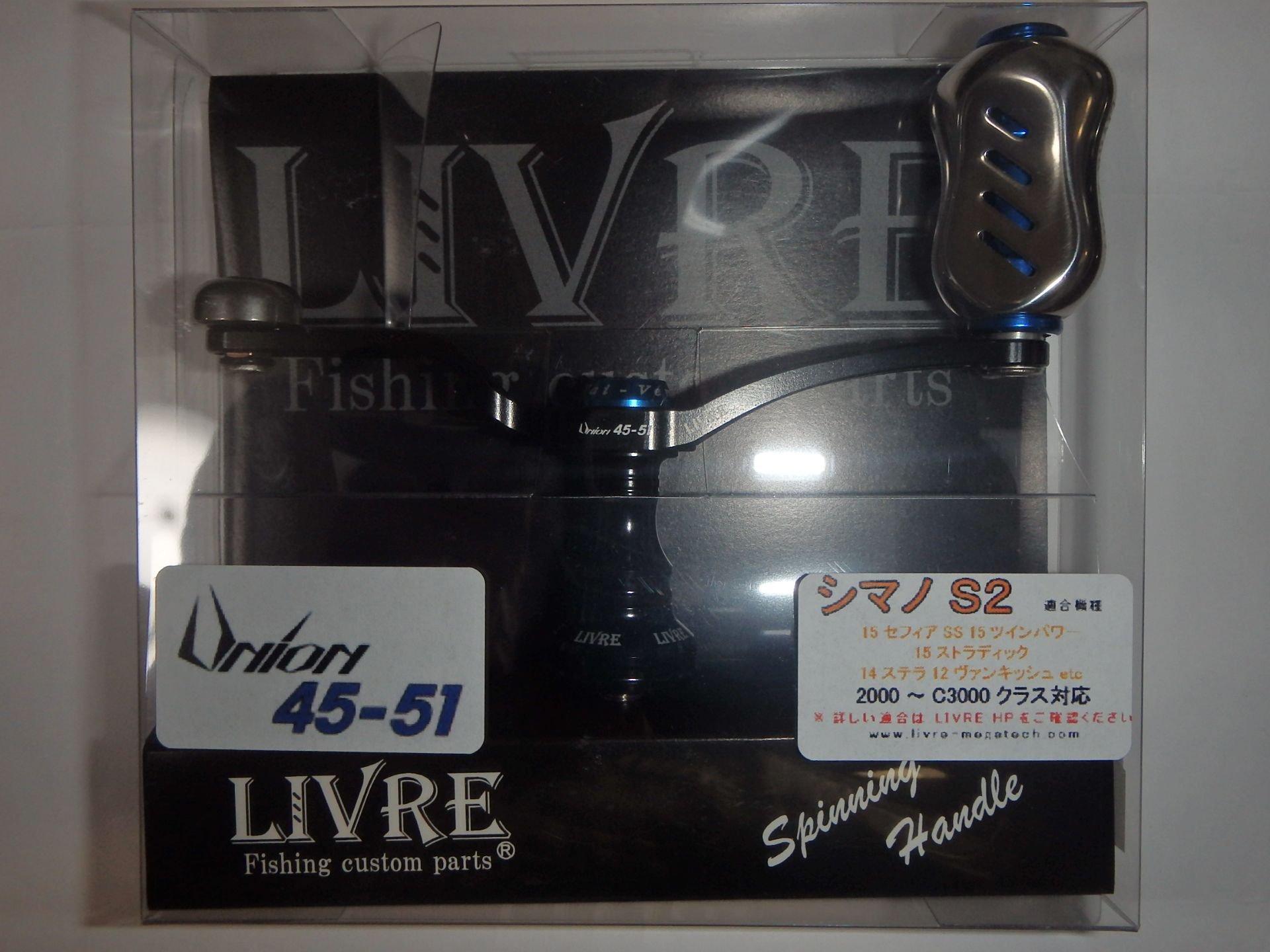 

LIVRE Union Knob для Shimano S2 черный x синий 6878 45-51Fino