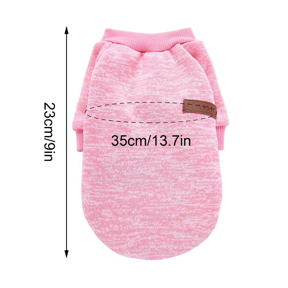 Warm Dog Sweater Fleece Sweatshirt Clothes For Puppy Fall Pet Sweatshirt For Winter Fall Walking Running Camping Wedding