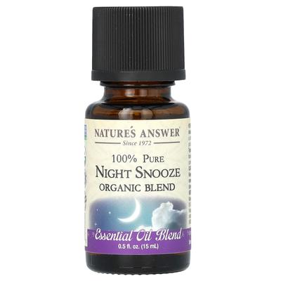 Organic Blend Essential Oils, Night Snooze, 15 Ml (0.5 Fl Oz)