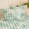 2 stuks Pluizige Pluche Kussensloop 48x74cm Winter Warm Dikte Kussensloop Zacht Konijnenfleece Decoratieve Kussenhoes voor de Winter