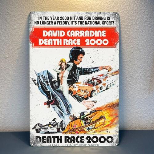 Death Race 2000 Movie Metal Poster Tin Sign 20x30cm Collectable Plaque aluminum aluminum 20x30cm