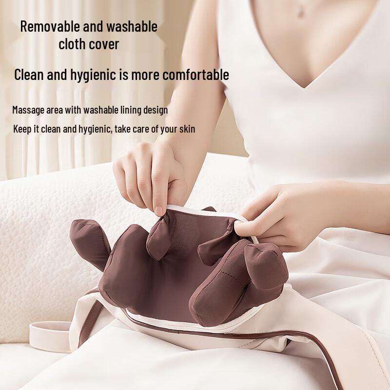 Aux 8-Head Rechargeable Neck and Shoulder Massager with Heat CN plug (adapter included)