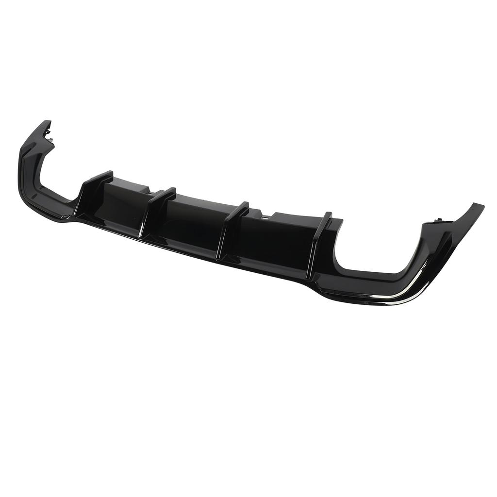Gloss Black Maxton Style Rear Bumper Diffuser Valance Rugged Durable High Strength For MK8 2021+