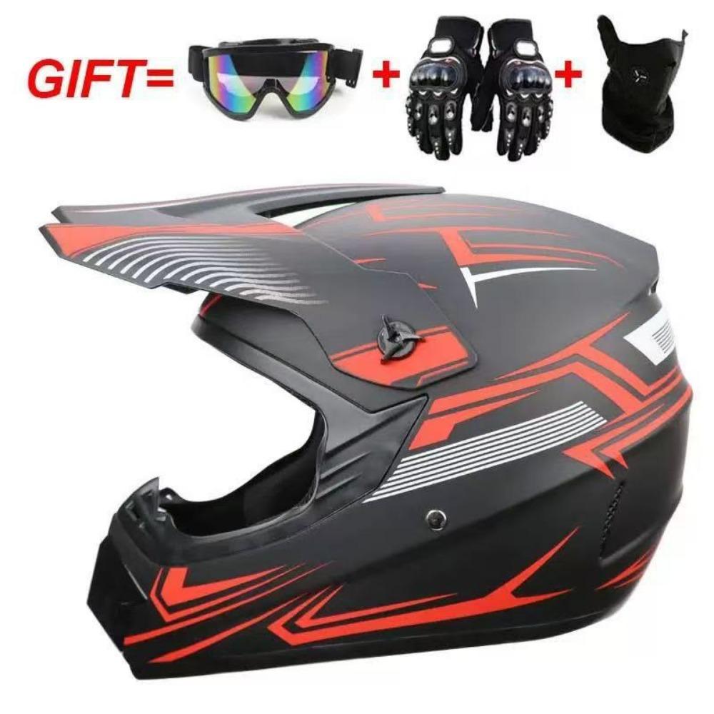 Cool Helmet Junior Motorcycle Helmet Mountain Bike ATV Off-Road Vehicle Helmet