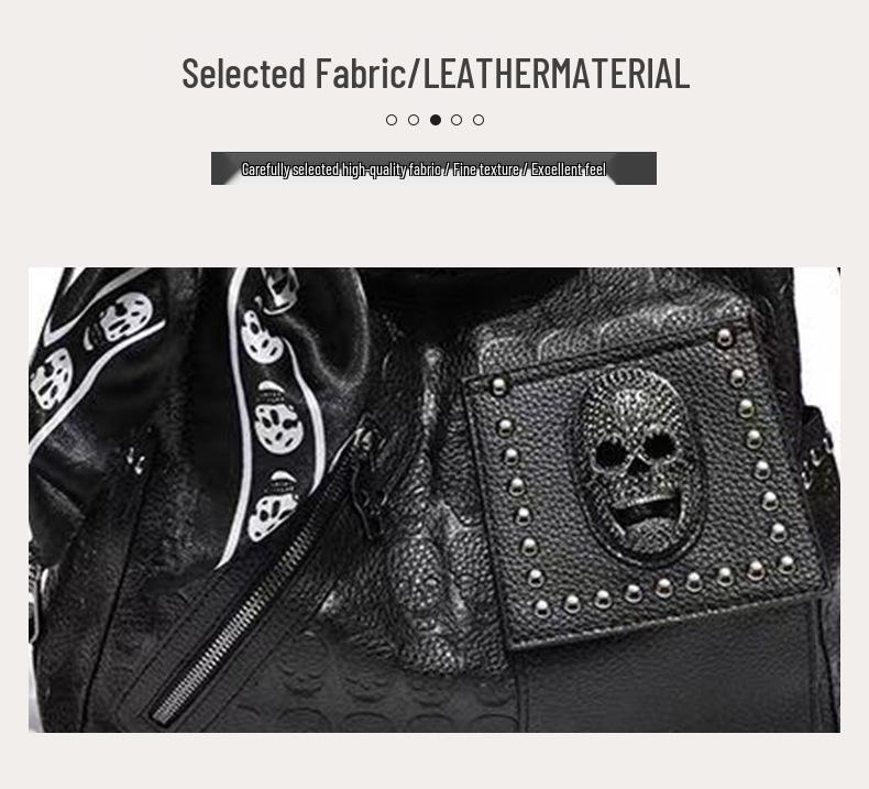 Nischen-Seidenschal-Tragetasche mit Totenkopfnieten – Vielseitige Handtasche mit großem Fassungsvermögen für Crossbody oder Einzel schultertragen