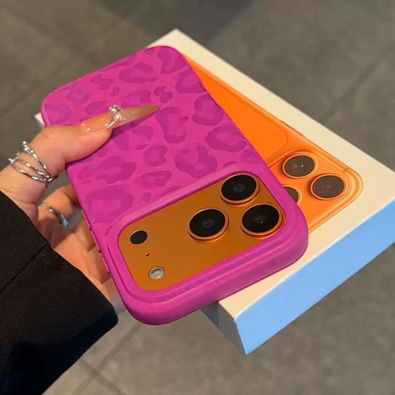 Godisflytande silikonleopardmönster mjukt skal för iPhone 17 Air 16 17 15 14 13 12 11 Pro Max 17Pro Plus stötsäker stötfångare Funda