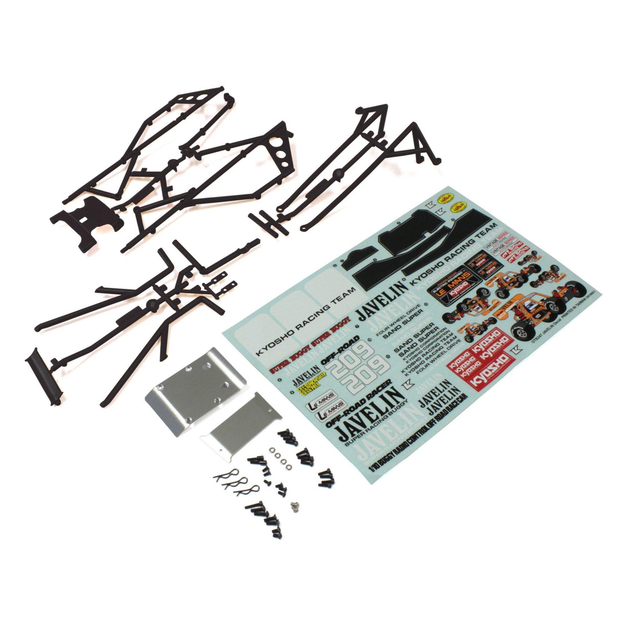 

Запчастини для радіокерування Kyosho Body OTB247BK Чорний/Javelin