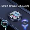 Invisible 100W Car Charger: Dual Port | Fast Charging for Apple, Huawei, Xiaomi