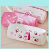 Korean Style Leather Pen Bag For Students With Spacious Design And Compact Size