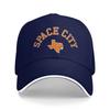 Space City Sun Baseball Cap  Spring Casual Hip Hop Hats For Unisex Unisex Hiking Fishing Snapback Cap