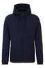 [BOSS] Interlock Cotton Zip-Up Hoodie Men's M Dark Blue