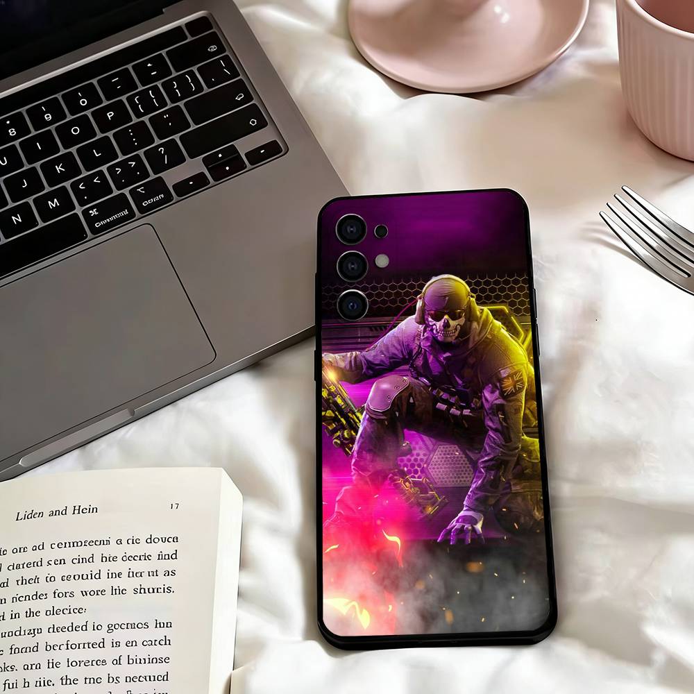 Call Of G-Game D-Dutys Phone Case For Samsung S25,S24,S21,S22,S23,S30,Ultra,S20,Plus,Fe,Soft Silicone Black Cover