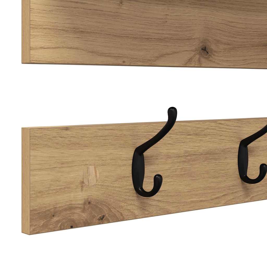 Wall Mounted Nightstand Artisan Oak 90 x 15 x 36 cm