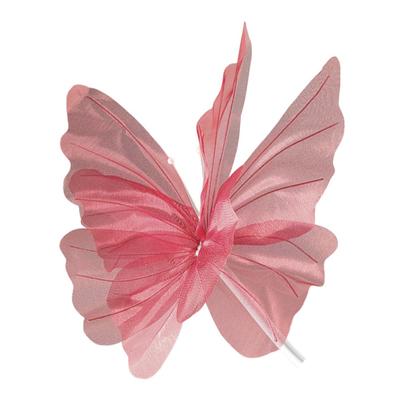 Big Size 3D Butterfly Decoration Three Dimensional Hollow Design Simulation Butterfly Romantic Style 50cm Large Gauze Butterfly