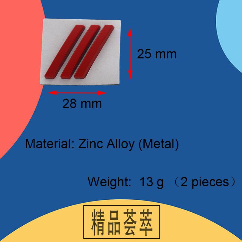 3D Premium GT for Car Hood Fender Trunk Rear Bonnet Nameplate Decal Emblem Badge Sticker