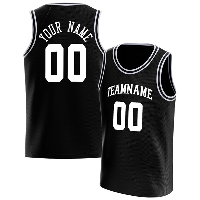 Fashion Black Basketball Tank Tops Summer Trend Custom Name Team Name Men Women Sports Vest Casual Oversized Team Uniforms Tops