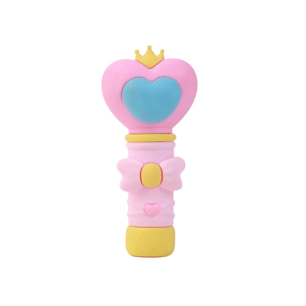 Portable PVC Perfume Bottle 5ml Fairy Wand Spray Bottle Leak-proof Refillable Cosmetic Container for Women розовый