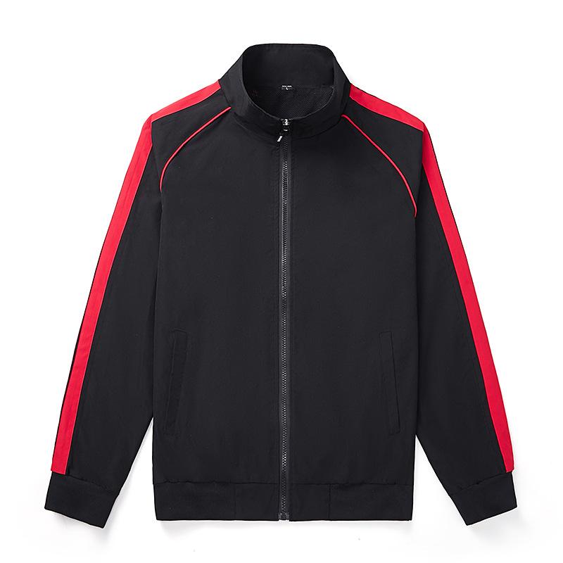 Men's Sports Jacket Spring and Autumn Thin Windbreaker Leisure Collar Coat