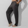 Men's Ice Silk Pajama Pants - Casual, Loose, Lightweight, Long Pants for Spring, Autumn, and Summer Home or Outdoor Wear.