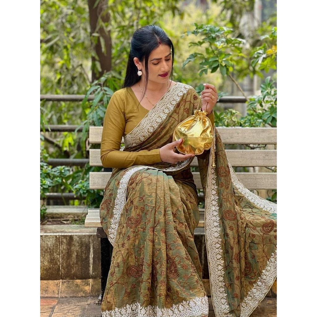 New Launch Designer Party Wear Saree Collection