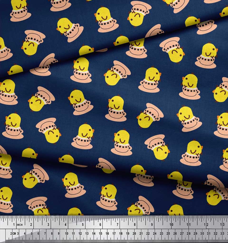 Kjøp Soimoi Japan Crepe sateng stoff kopp, tallerken og kylling