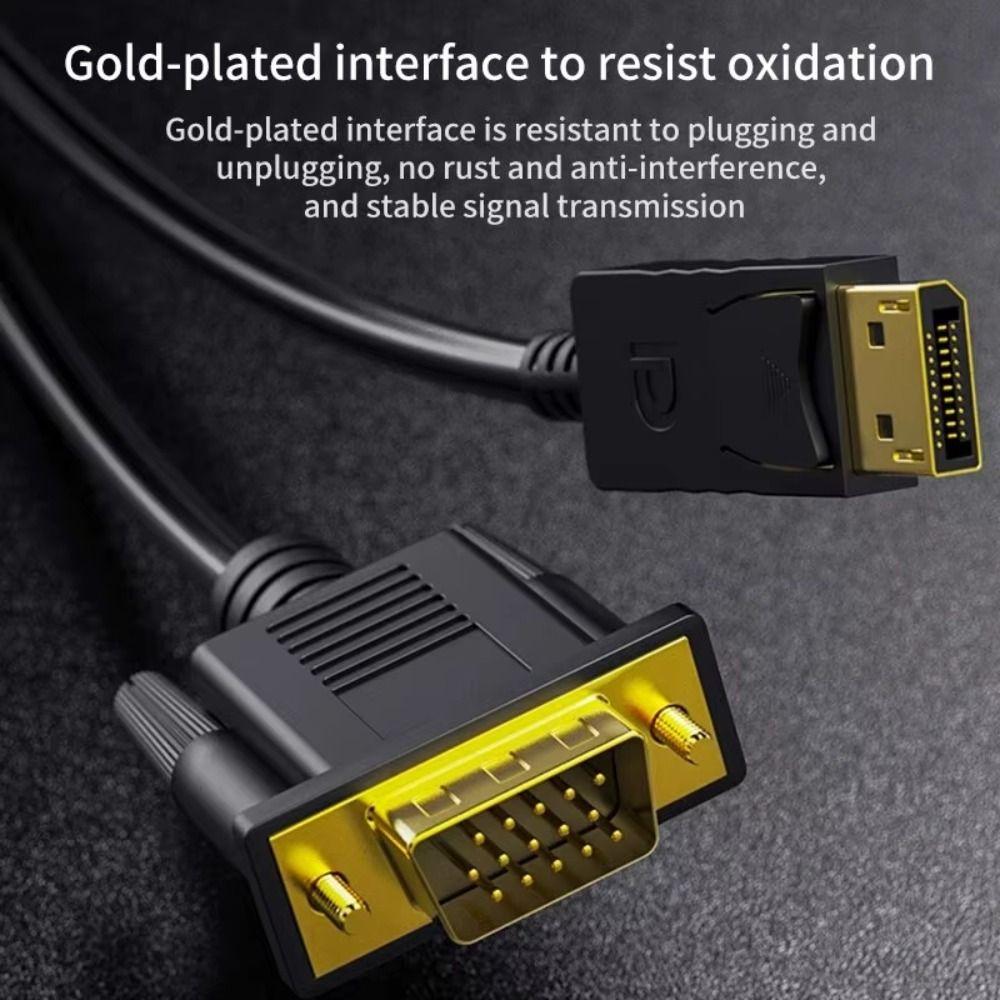Extension Cable DisplayPort to DVI Adapter Connecting Conversion HD Video Cable  PC Laptop