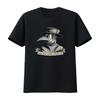 Pestdoktor Trage deine Maske Rattenaufdruck T-Shirt für Streetwear vintage Gewaschen Mode Bequem Lässig homme Unisex Streetwear